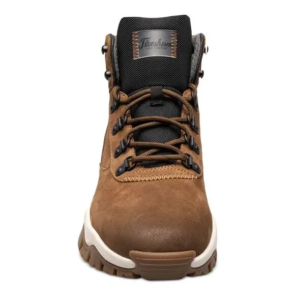 FLORSHEIM Mens Brown Xplor Alpine Round Toe Block Heel Leather Boots 11.5 M - Picture 2 of 4